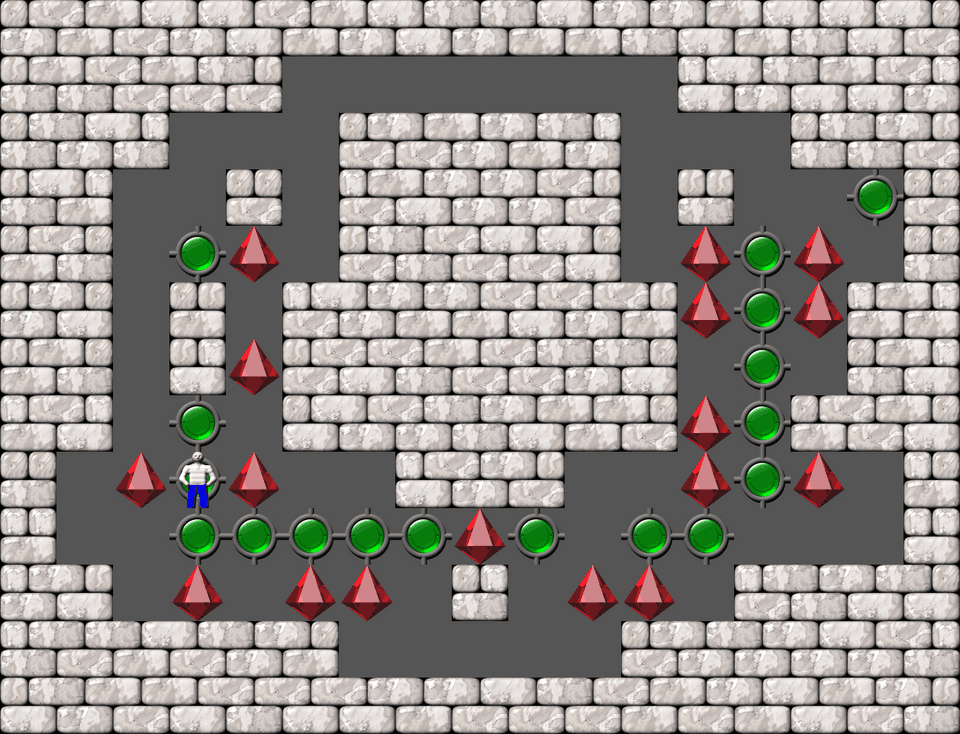 Сокобан More Bugs collections уровень 610